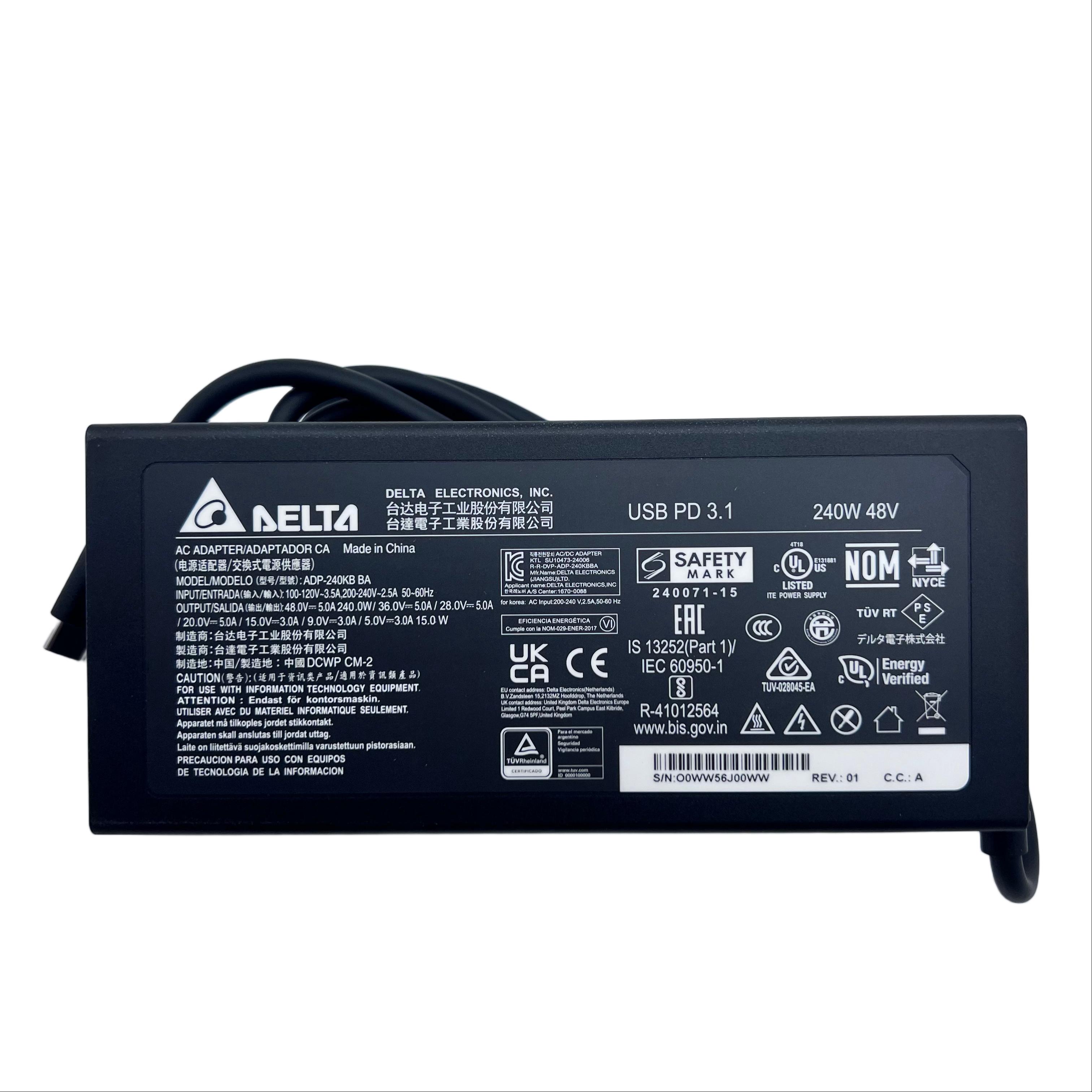 240W USB 3.1PD  ADP-240KB电源适配器laptop adapter电源供应器